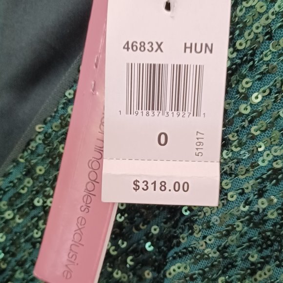 New Aqua Formal Sequined Maxi Formal Evening Dress Gown - Picture 4 of 6